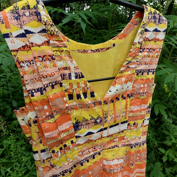 Plenty by Tracy Reese Pleated Shift Dress 8 - Picture 5 of 12